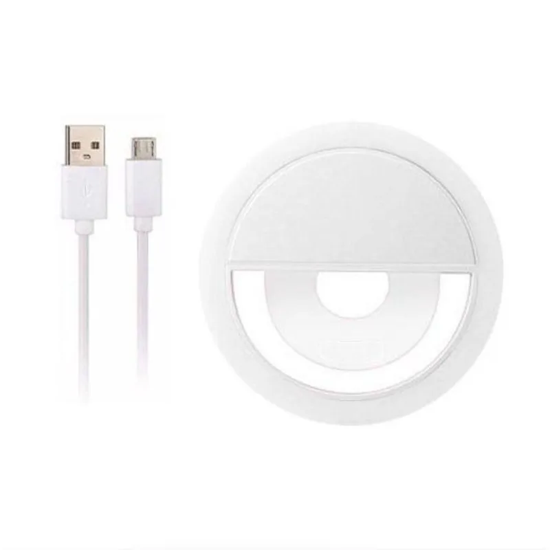 Iluminador Selfie Ring Light - Branco