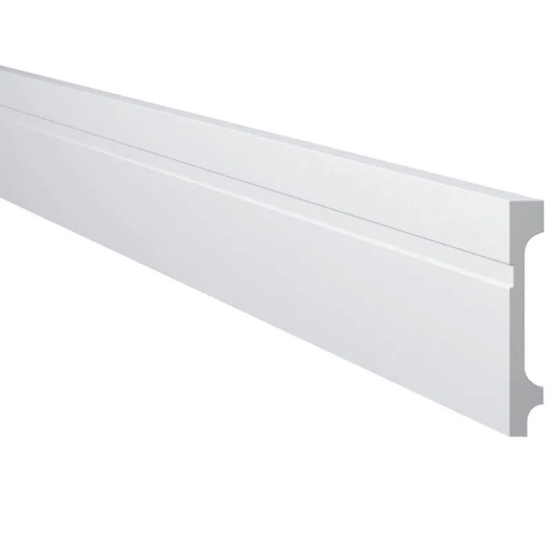 Rodapé De Poliestireno Wallstyl Fb15 Diy 15 Cm X 2,44 Metros - 112003 - Nmc - Gart