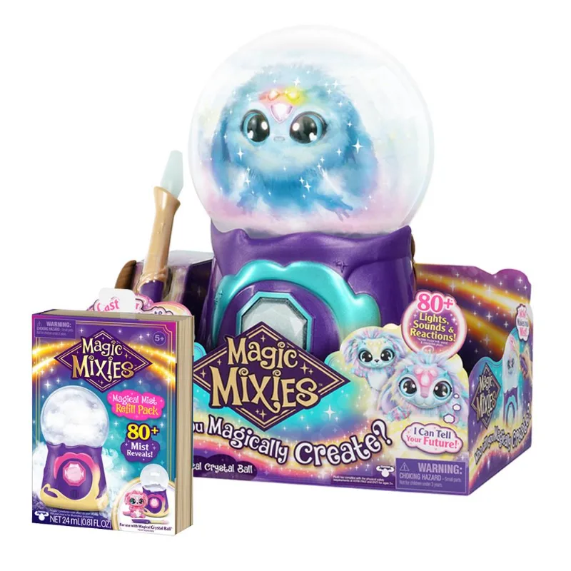 Kit Magic Mixies Crystal Ball - Azul + Magic Mixies - Refil