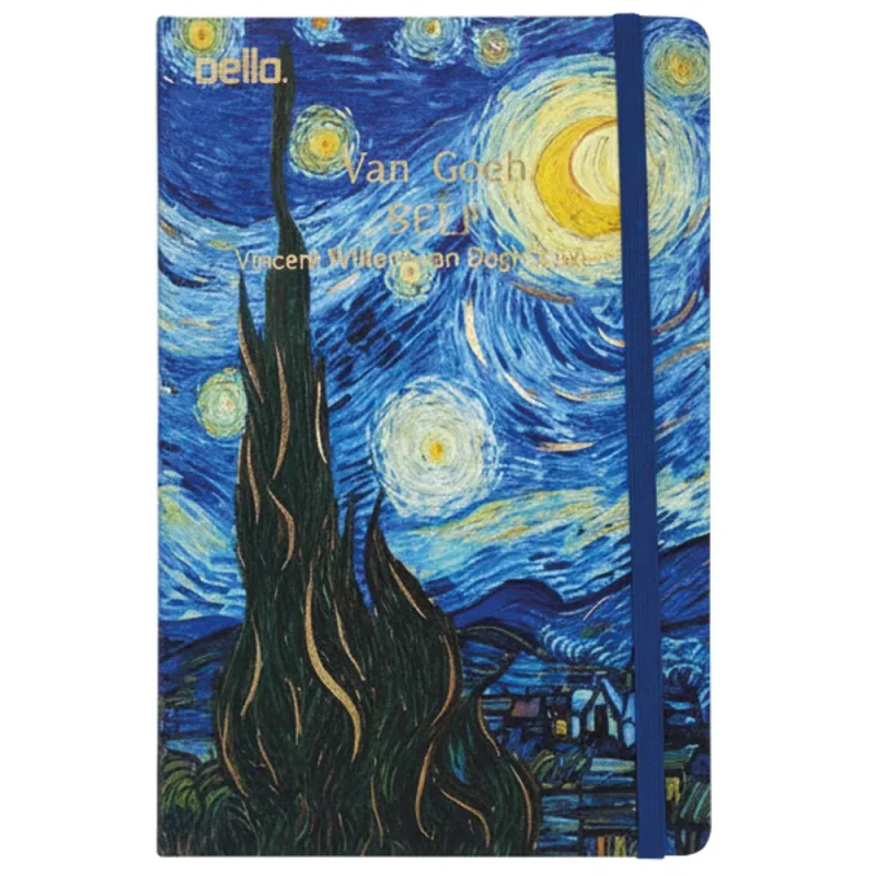 Caderneta Gift Note Noite Estrelada Van Gogh G - LC - Papelaria