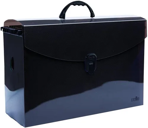 Maleta Arq Fume C/10 Pastas Kr Dello - DELLO - Papelaria