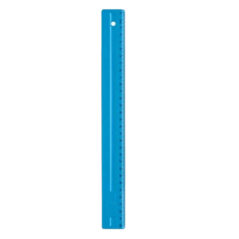 REGUA ESCOLAR DELLO 30CM AZUL