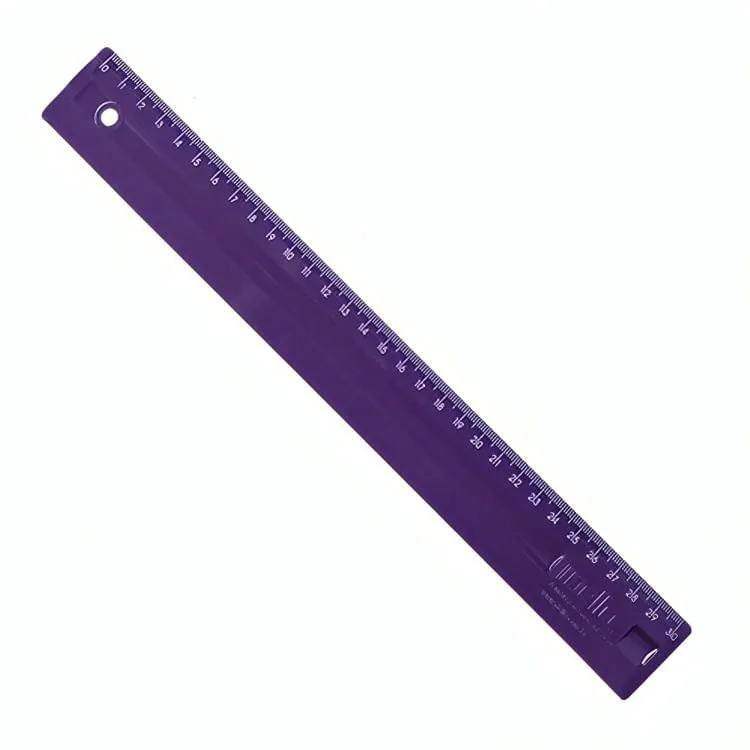 Régua 30cm Pop Roxa - LC - Papelaria