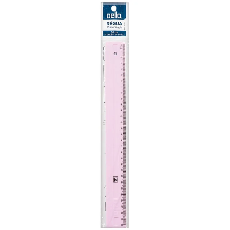 Régua Rosa Dello 30cm