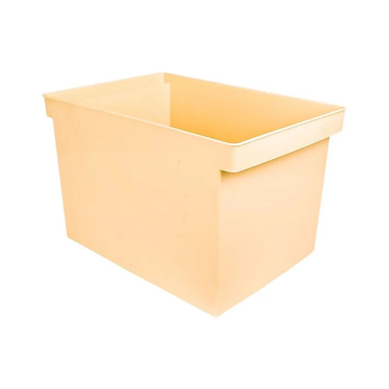 Caixa Multiuso Larga Amarelo Pastel Dello