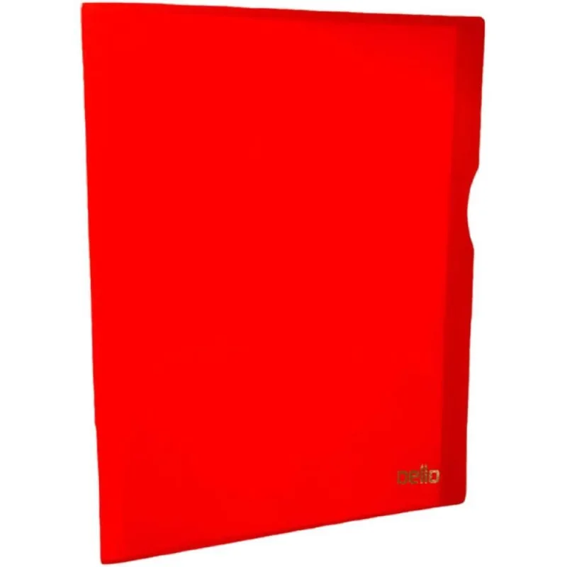 Pasta Catalogo A4 30 Envelopes Vermelha - DELLO - Papelaria