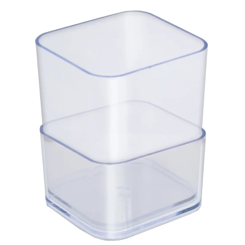 Kit Com 2 Porta Objetos Cristal Dello