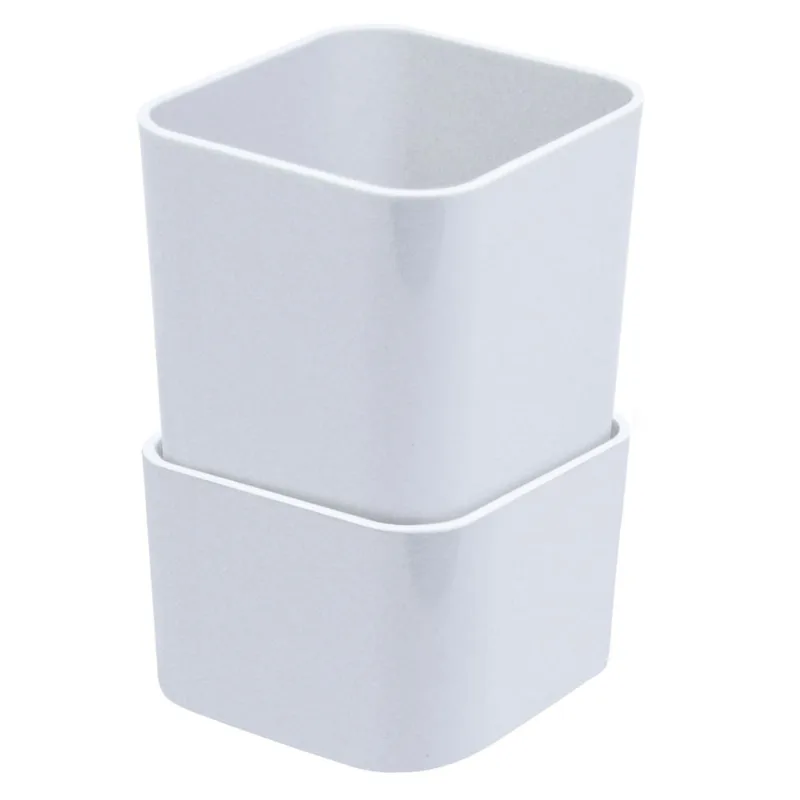 Kit Com 2 Porta Objetos Branco Dello