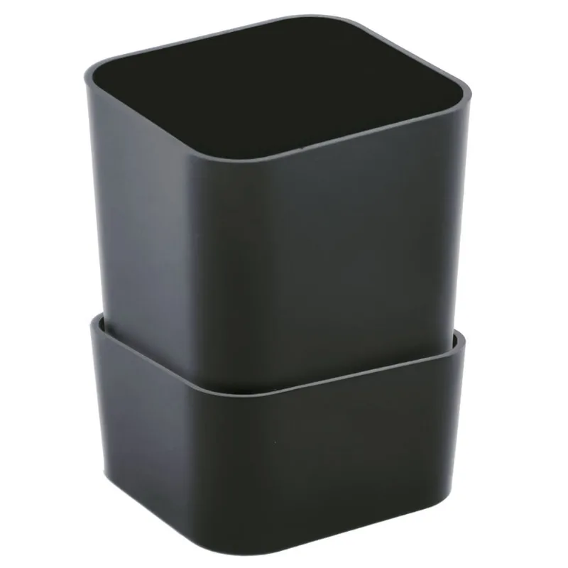 Kit Com 2 Porta Objetos Preto Dello