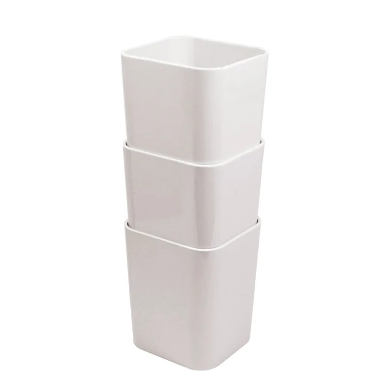 Kit Com 3 Porta Objetos Branco Dello