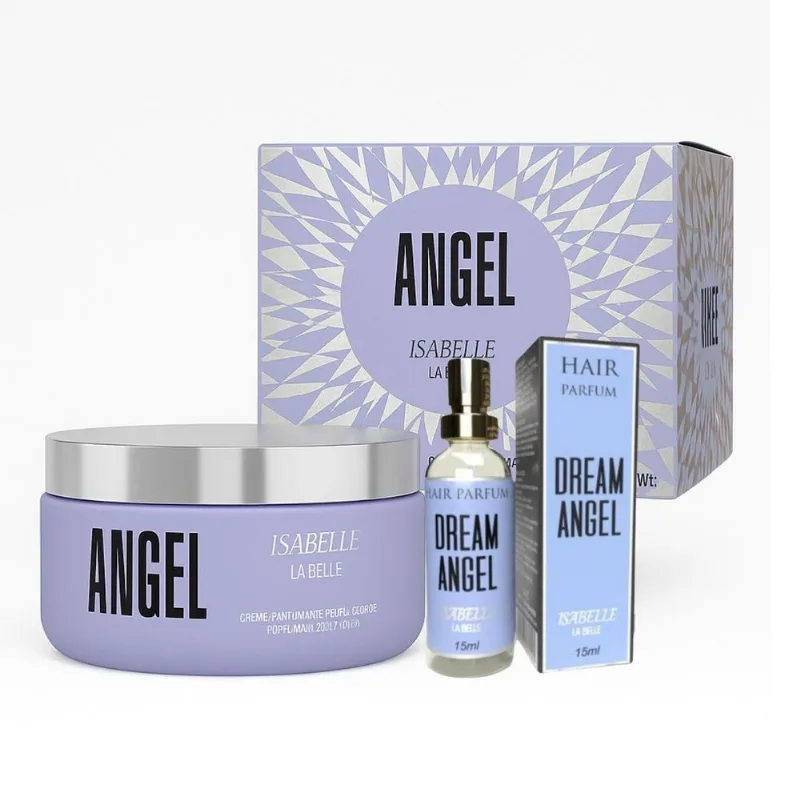 Kit Angel Perfume E Creme Pasta Hidratante Isabelle La Belle