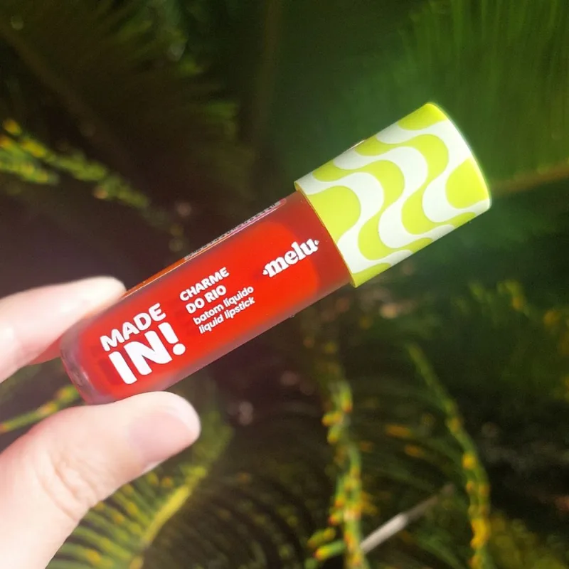 Batom Liquido Lipstick Charme do Rio Melu 4ml - Ruby Rose Guanabara