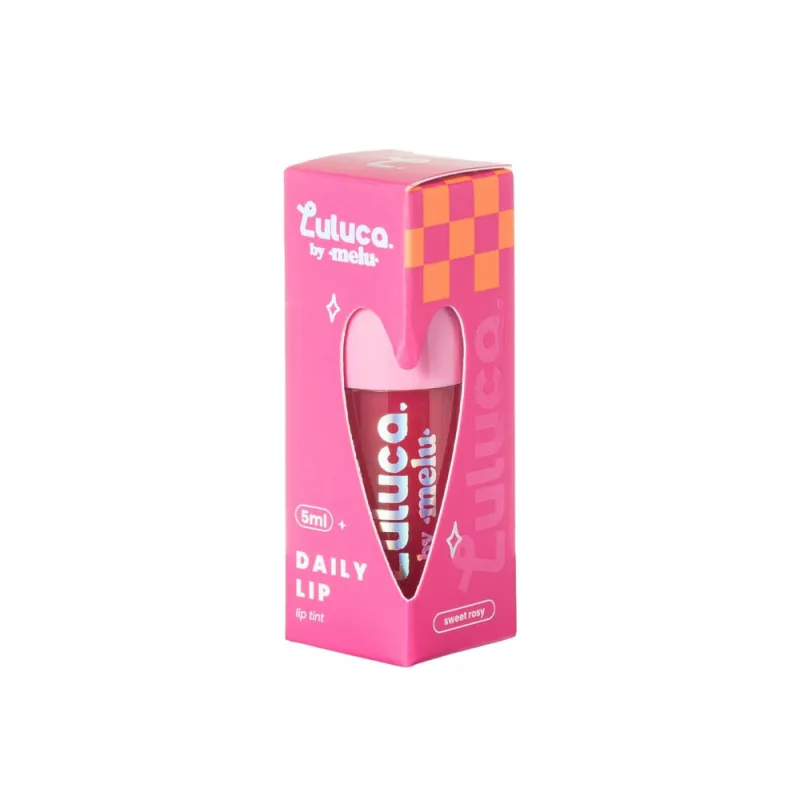 Lip Tint Daily Lip Luluca By Melu Sweet Rosy 5ml - MELU