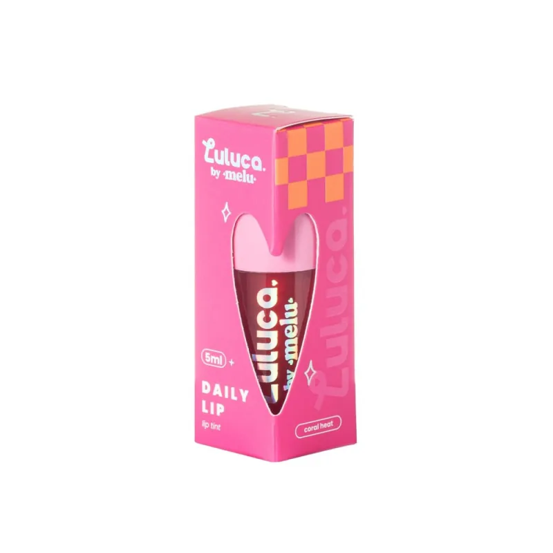 Lip Tint Daily Lip Luluca By Melu Coral Heat 5ml - MELU