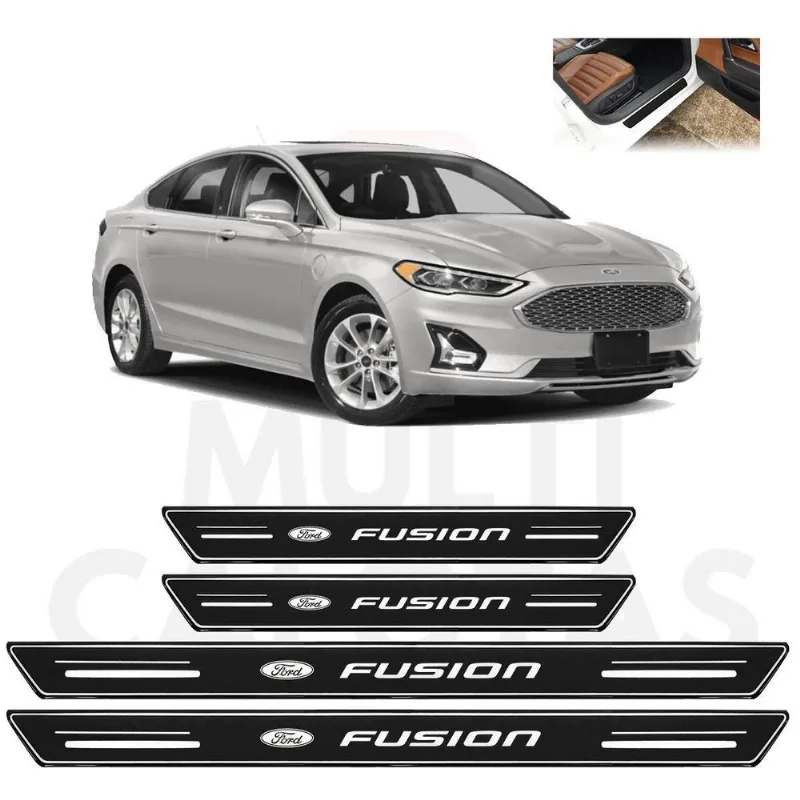 Soleira Premium Ford Fusion A 2019 Preto