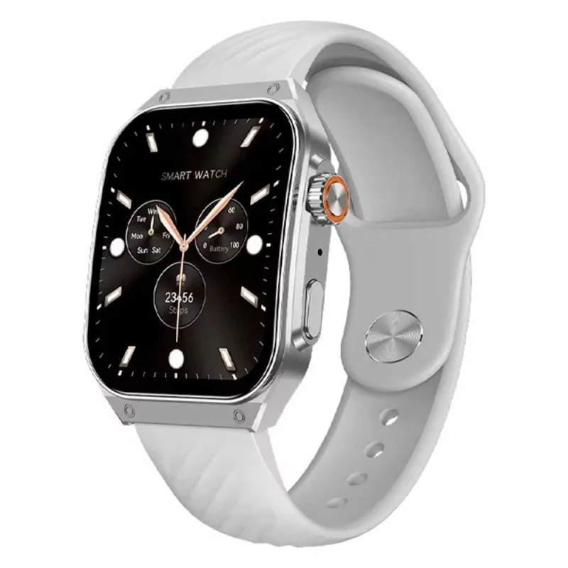 Smartwatch FTX FTXAM15-SVW 51MM AMOLED com Frequência Cardíaca e Bateria 7 Dias Cinza - OUTRAS MARCAS