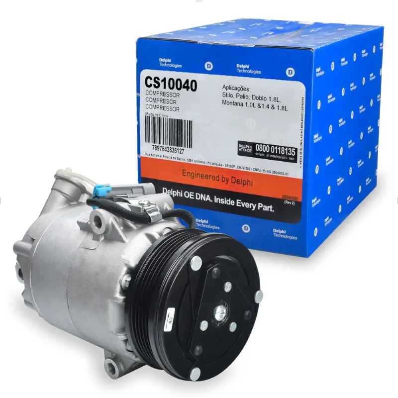 Compressor Ar Corsa 1.0 1.4 2001 a 2014 Palio Strada Siena 1.8 2003 a 2010 Delphi