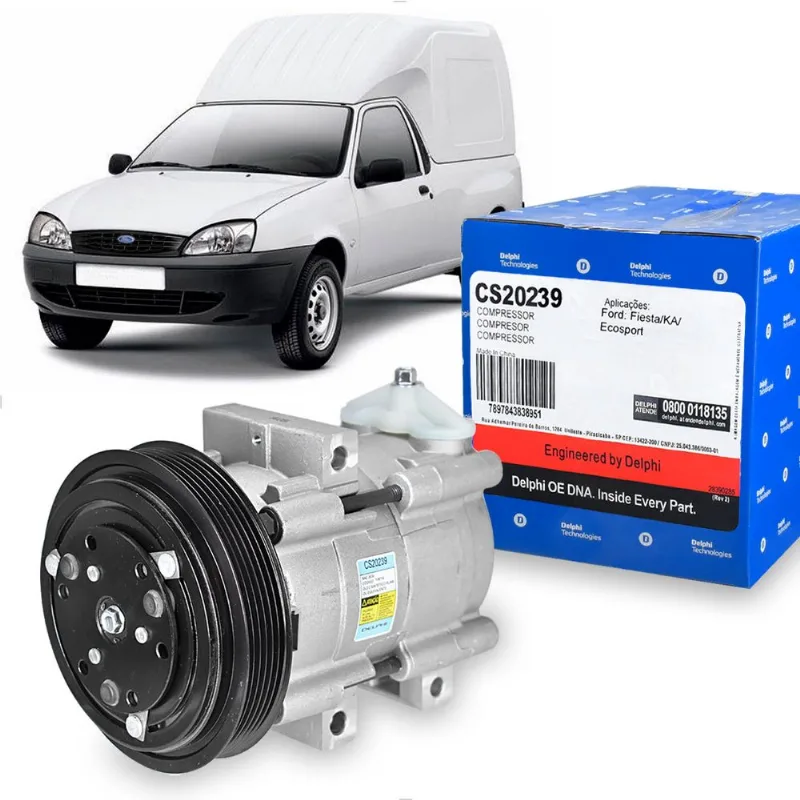 Compressor Ar Courier 1.3 1.6 1997 até 2013 - CS20239 Delphi