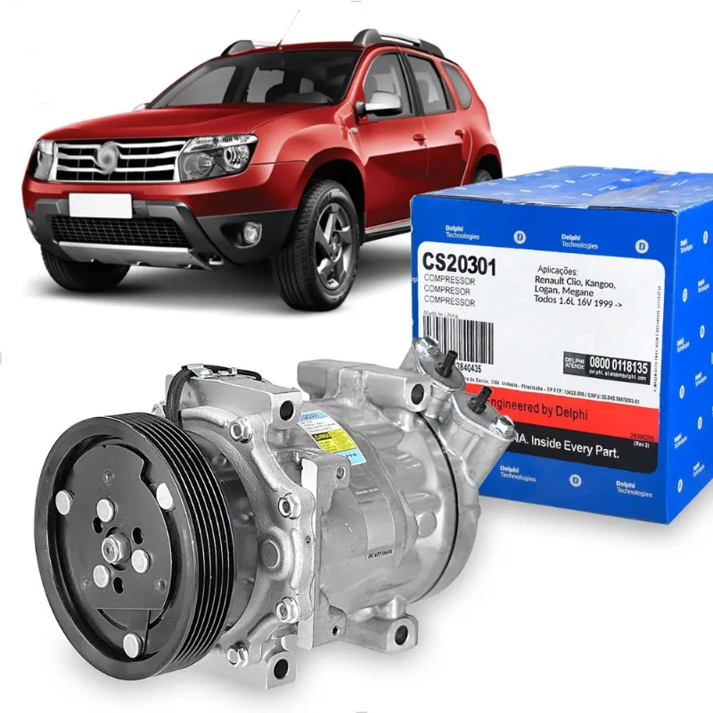 Compressor Ar Duster 1.6 2011 até 2015 - CS20301 Delphi