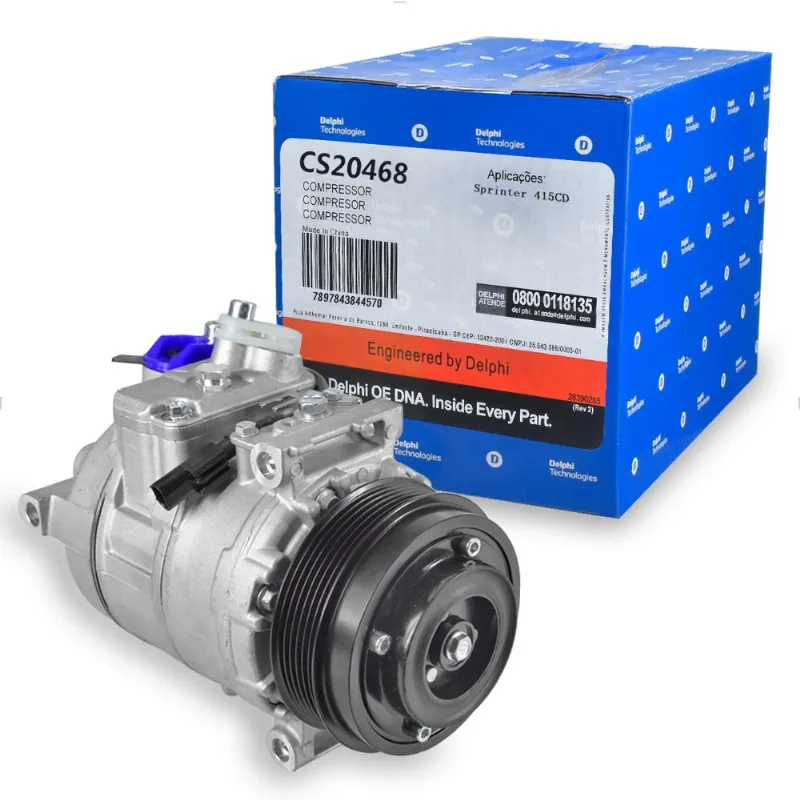 Compressor Ar Sprinter 415 515 311 2.2 2012 até 2019 Delphi - Delphi