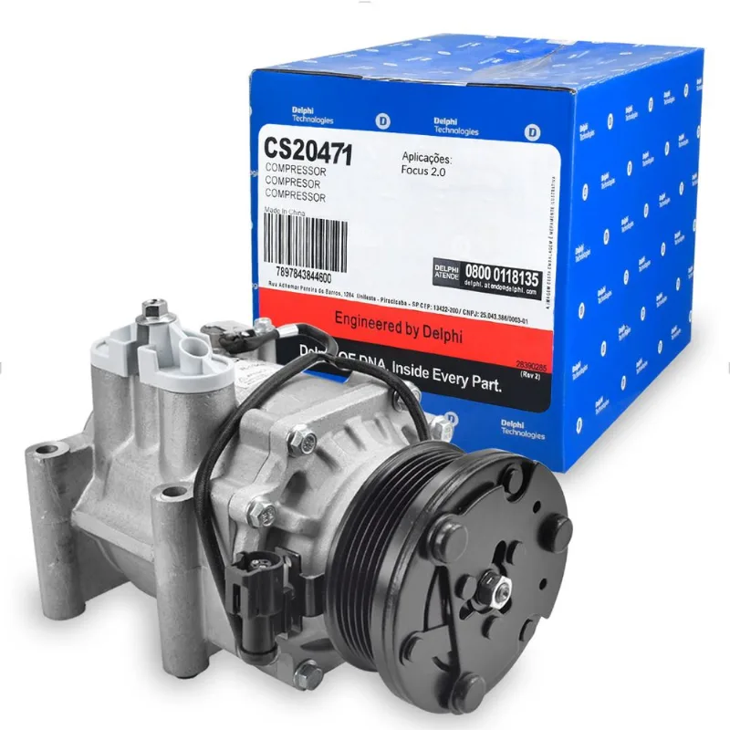Compressor Ar Condicionado Focus 2.0 Duratec 2005 até 2008 Delphi