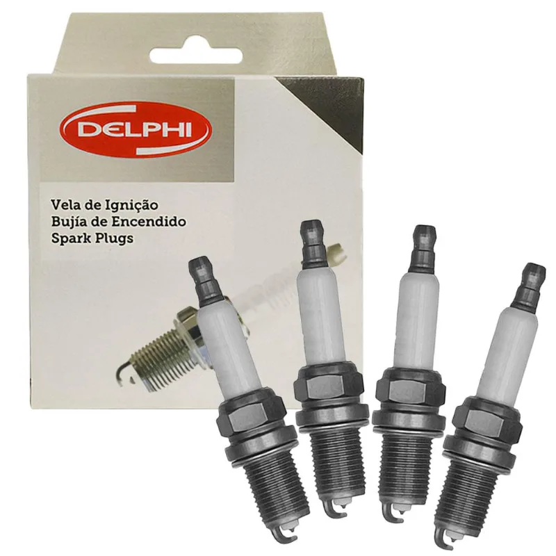 Jogo Vela Ignição A3 Fusca Jetta 2.0 Gasolina Iridium DELPHI