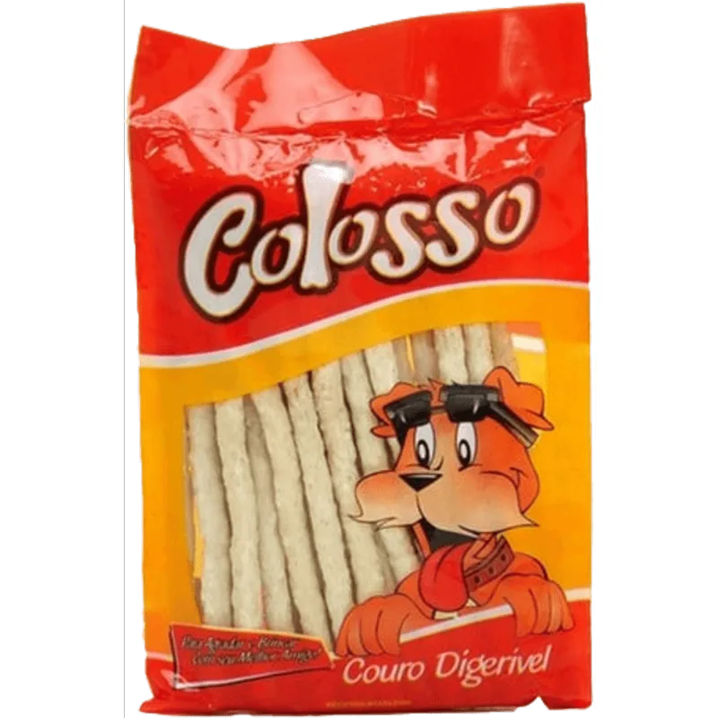 Osso Macio Colosso Palito Mastigável Extrafino Branco