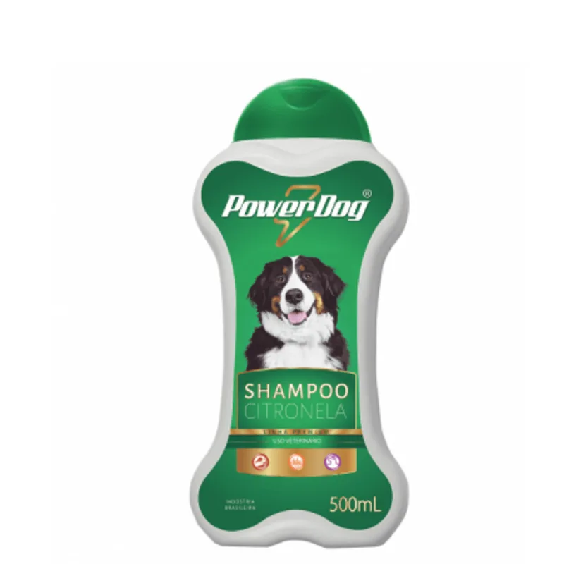 SHAMPOO POWERDOG CITRONELA 500 ML