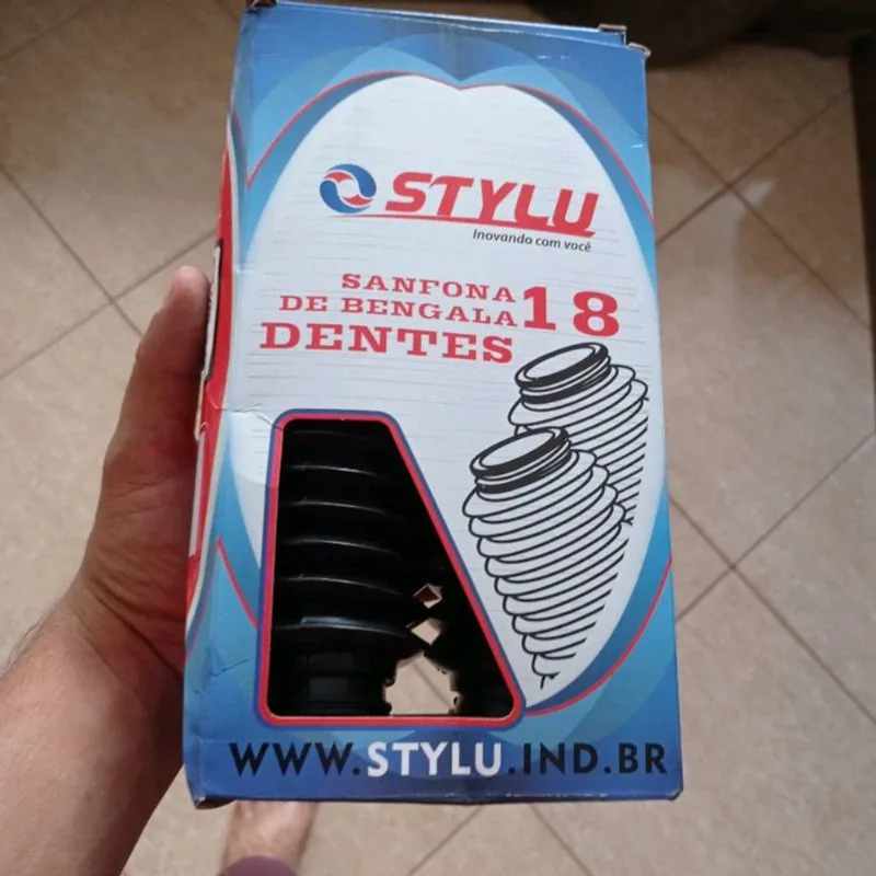 Sanfona De Bengala 18 Dentes Xlr/bros/xtz/dt180 Preta -stylu