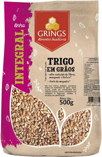 Trigo Em Grao Grings 500g - 12 GRAOS