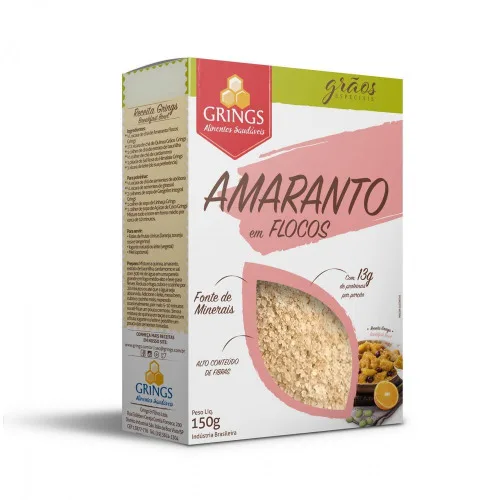Amaranto Em Flocos Grings 150g - GRINGS