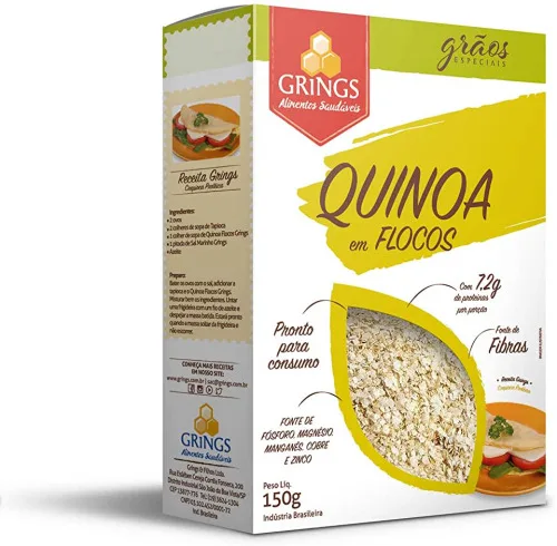 QUINOA FLOCOS GRINGS 150G - GRINGS