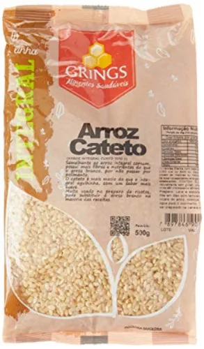 Arroz Int Cateto Tipo 1 Grings 500g - 8 GRAOS - Mercearia