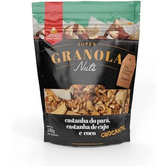 Super Granola Nuts, Grings, 180 G - Não Informado - Mercearia
