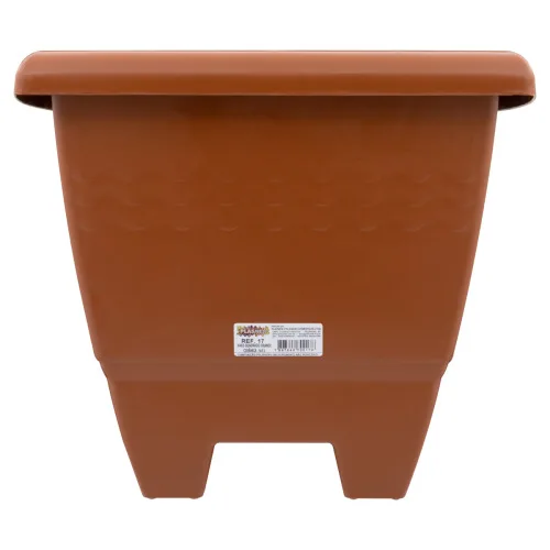 VASO PLASNEW GD QUADRADO CERAMICA - PLASNEW - Plásticos