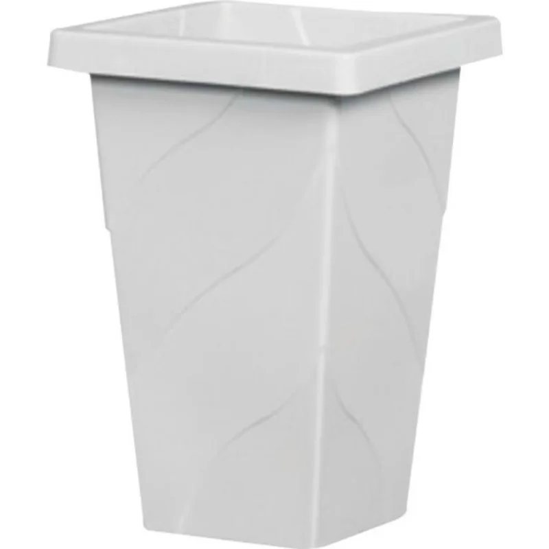 Vaso Alto Marmorizado Plasnew Quadrado 13L un