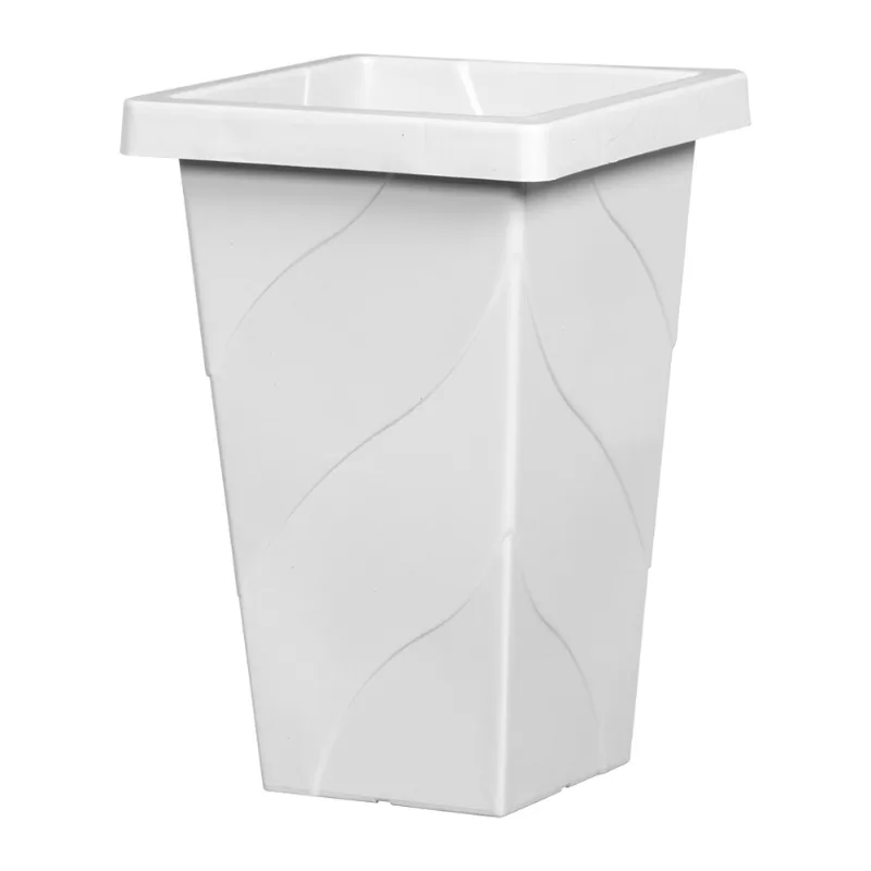 Vaso Quadrado Coluna Grande Marmorizado 28.8l Plasnew