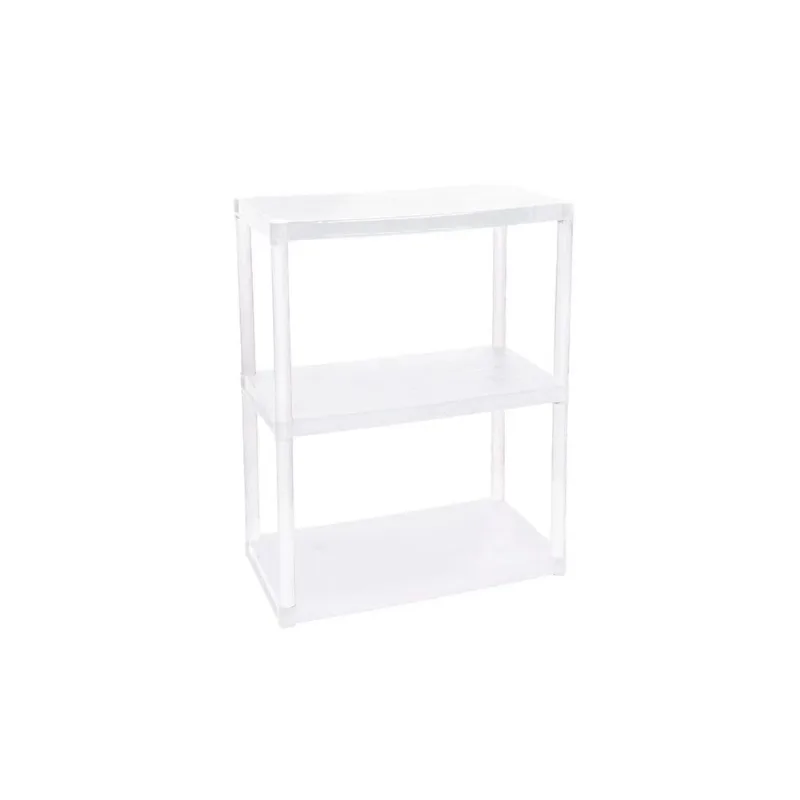 Estante Plastico 3 Andares Branca Plasnew