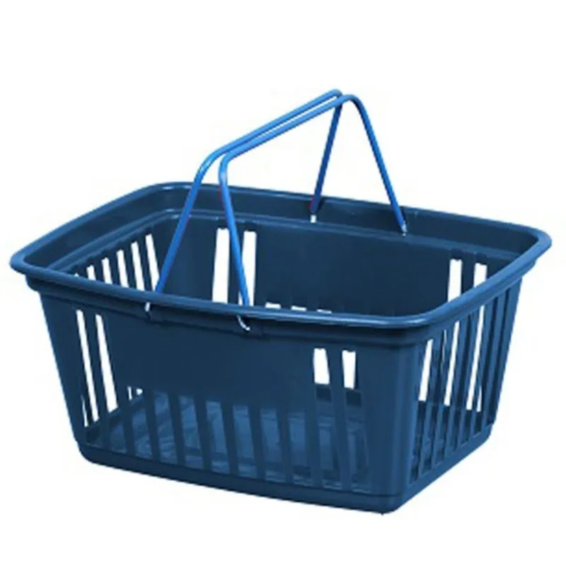Cesta de Mercado Grande 21,4 Litros com Alça de Metal 8201 PLASNEW