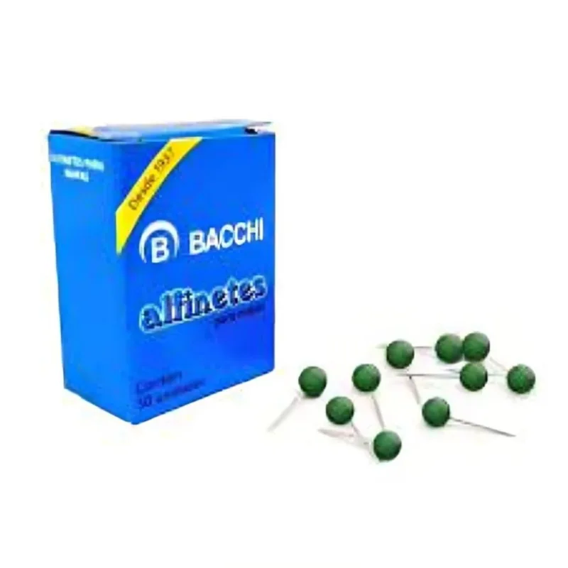 Alfinete Para Mapas N1 Verde Escuro 50 Unidades