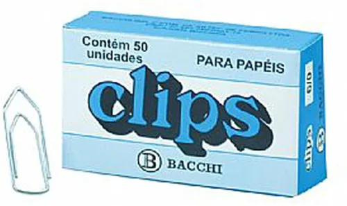 Clips P/papeis Bacchi N 6 C/50 - BACCHI