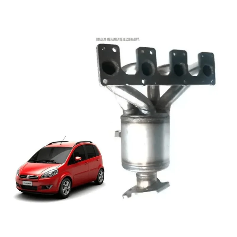 Coletor Com Catalisador Novo Tuper Fiat Idea 1.4 8v 2009