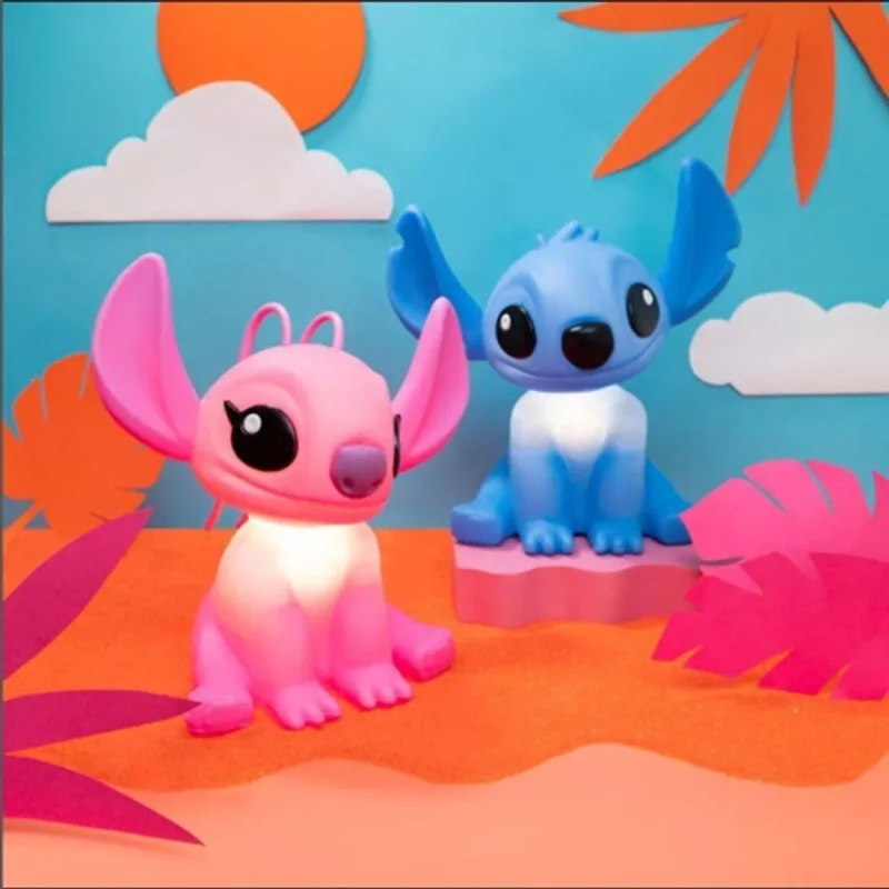 Luminária Kit Ohana com Iluminação Aconchegante Stitch e Angel Bivolt - OUTRAS - Agro