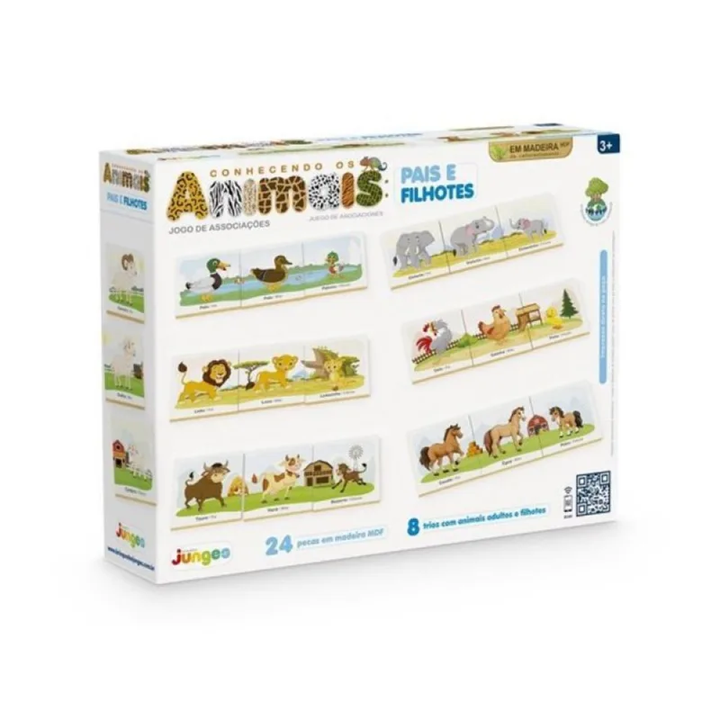 JOGO CONHECENDO OS ANIMAIS - PAIS E FILHOTES