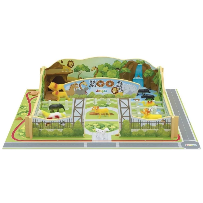 Playset - Zoológico em Madeira - Junges