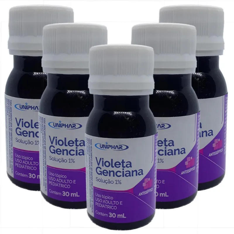 Violeta Genciana 30ml 1% Uniphar 10 Unidades