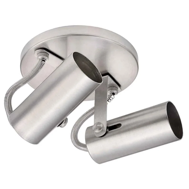 Spot Tubo lixado para 2 lâmpadas E27 60W Thema
