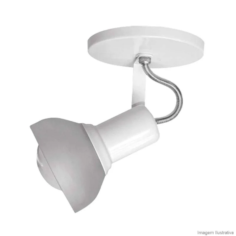 Spot Boca de vidro lixado para 1 lâmpada E27 60W Thema