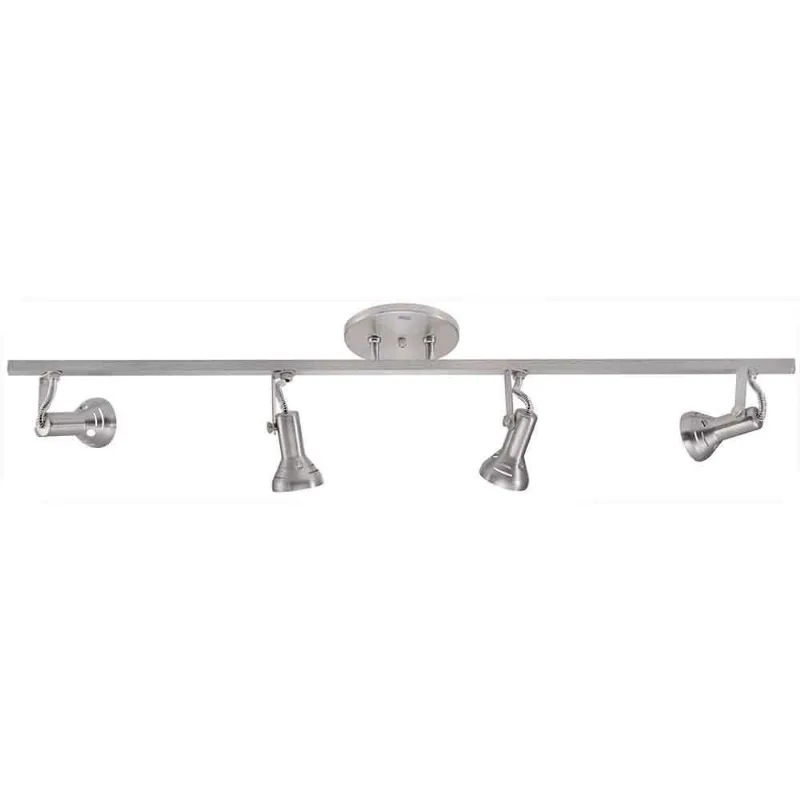 Spot Bugle trilho reto para 4 lâmpadas dicróica GU10 50W branco Thema