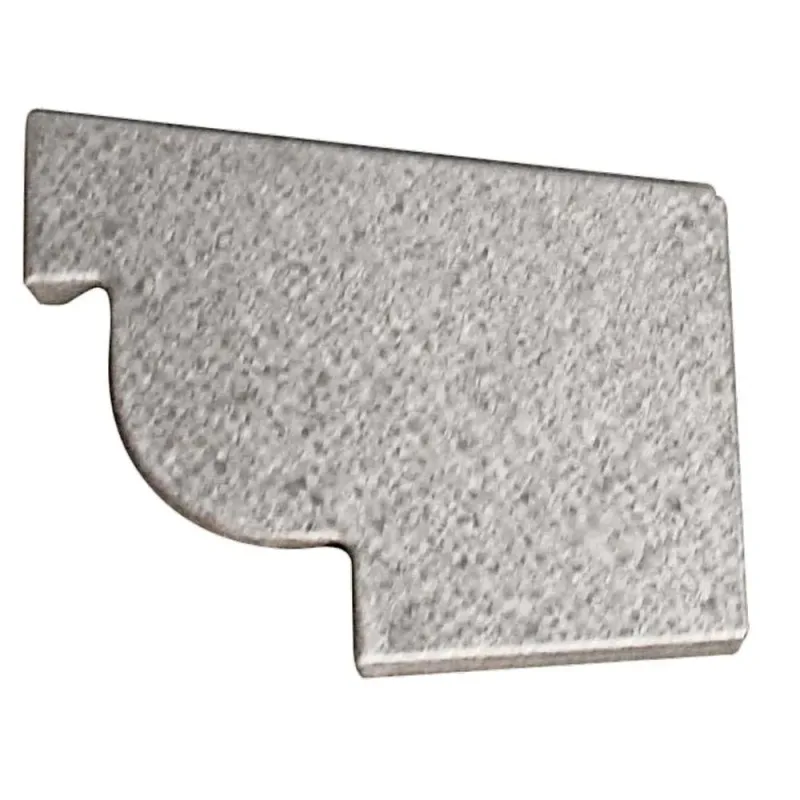 Cabeceira para calha galvanizada 33" direita Calhaforte - Calhaforte - Materiais Básicos